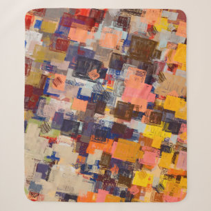 Modern art drawing. Digital texture wallpaper. Art Sherpa Blanket
