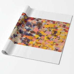 Modern art drawing. Digital texture wallpaper. Art Wrapping Paper