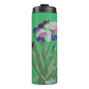 Modern Art Happy Colourful Wildflowers Thermal Tumbler