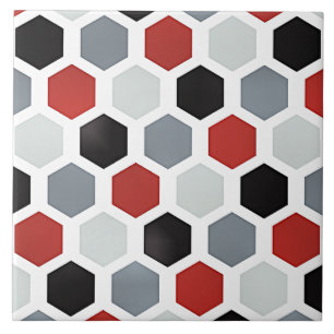 Modern Art Hexagon Pattern Ceramic Tile
