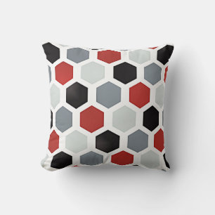 Modern Art Hexagon Pattern Cushion