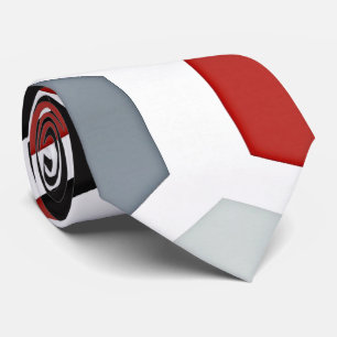 Modern Art Hexagon Pattern Tie
