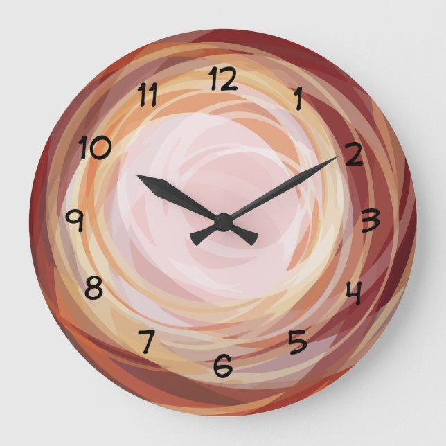 Modern Art Home Decor Large Clock (Front)