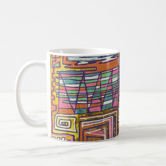Modern Art Maze Coffee Mug (Left)