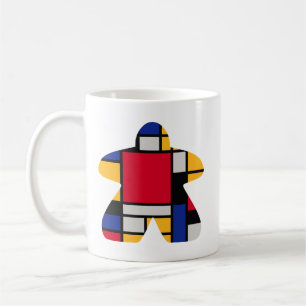 Modern Art Meeple Mug