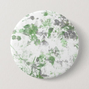Modern art of flower pattern and wall texture mix 7.5 cm round badge