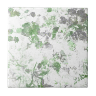 Modern art of flower pattern and wall texture mix ceramic tile