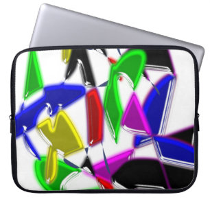 Modern art paintings ,Colour explosion Laptop Sleeve