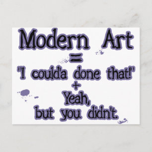 Modern Art Postcard