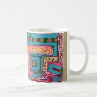 Modern Art Quilted Coffee Mug