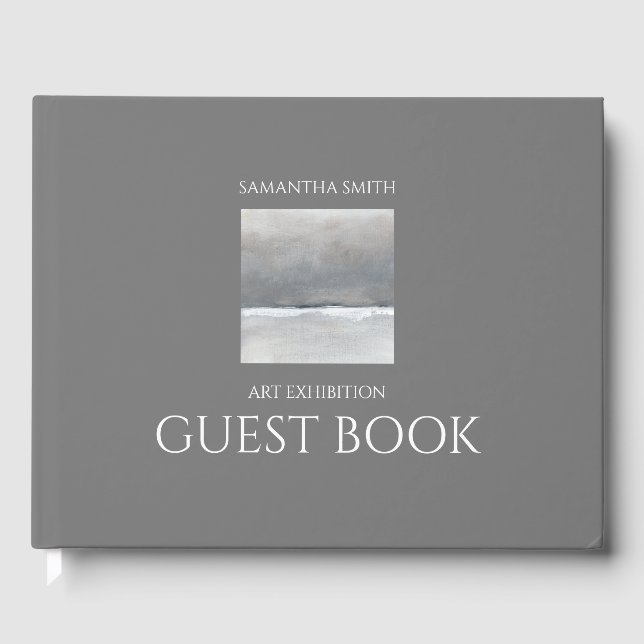 Modern Art Show Exhibition Guest Book (Front)