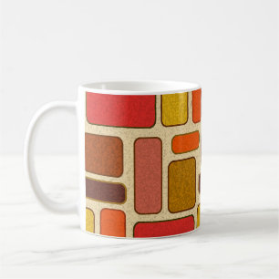 Modern Art Square Pattern Coffee Mug