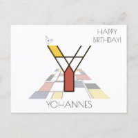 Modern Art Style Monogram. Letter Y