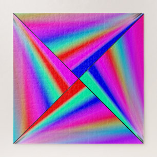 Modern art tile jigsaw puzzle