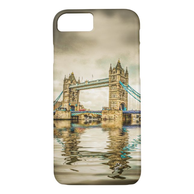 Modern Art Tower Bridge London England Case-Mate iPhone Case (Back)