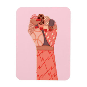Modern Art Womens Protest Magnet