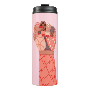 Modern Art Womens Protest Thermal Tumbler