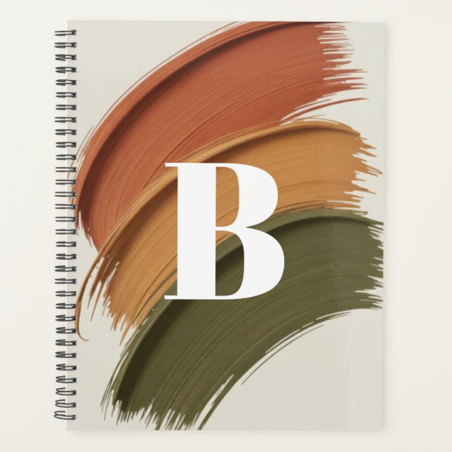 Modern Artisan Brushwork Planner (Front)