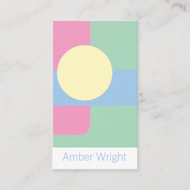 Modern Artistic Business Cards (Front)