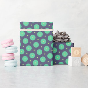 Modern Artistic Heartfelt Shimmering Mummy Birthda Wrapping Paper