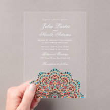 Modern Artistic Motif Style Mandala Wedding