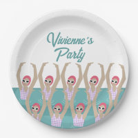 Modern Artistic Swimmers Swimming Birthday Party