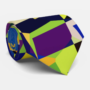 Modern Artistic Terrazzo Style Pattern Tie