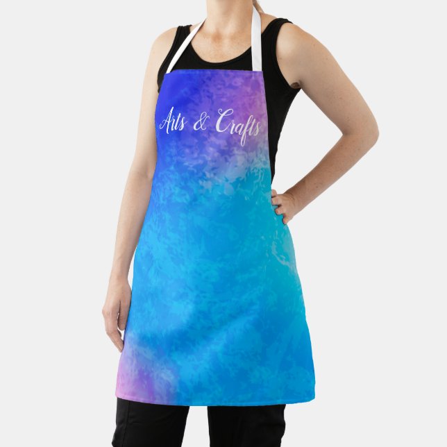 Modern Artsy Abstract Arts And Crafts  Apron (Insitu)