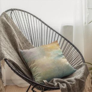 Modern Artsy Autumn Abstract Cushion