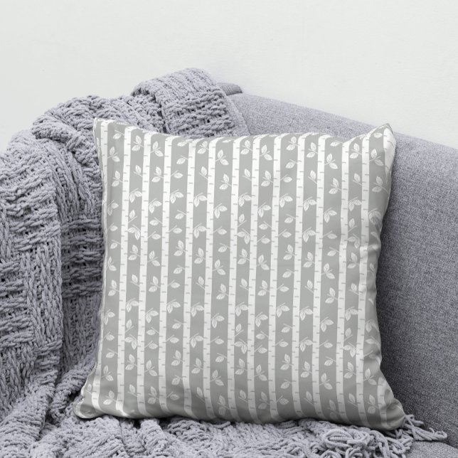 Modern Aspen Trees Cushion (Creator Uploaded)