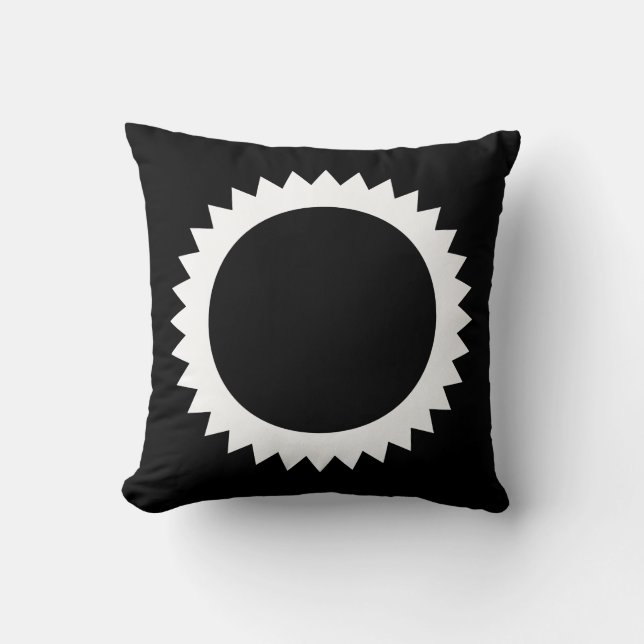 Modern Astronomer's Total Eclipse Cushion (Front)