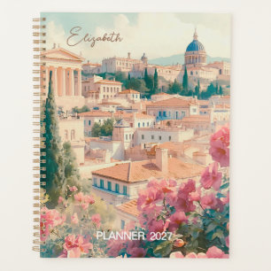 Modern Athens, Greece Personalized Planner