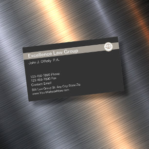 Modern Attorney Business Card Magnets