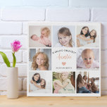 Modern Auntie Custom Photo Collage Pink Heart Faux Canvas Print<br><div class="desc">This 8-photo collage modern faux canva print features the heartfelt message, "World's greatest Auntie" and a beautiful pink heart. Ideal for a birthday or Christmas gift for your auntie, it can be personalised with pictures of your favourite nieces or nephews, transforming it into a cherished keepsake to be treasured for...</div>