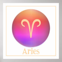 Modern Aura Aries Zodiac