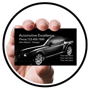 Modern Automotive Business Design Card