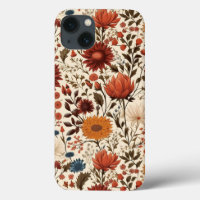 Modern Autumn Fall Botanical Floral 