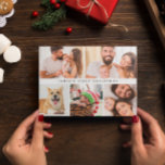 Modern Baby First Christmas Custom Photo collage Holiday Card<br><div class="desc">Celebrate your baby's first Christmas with our "Modern Baby's First Christmas Custom Photo Collage Family Holiday Card." This stylish holiday card features a contemporary design with a customisable photo collage, allowing you to showcase cherished moments from your baby's first holiday season. Personalise it with your baby's name, and photos to...</div>