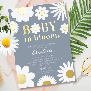 Modern Baby In Bloom Baby Shower