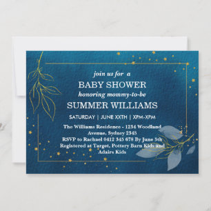 Modern Baby Invitation   hello little one