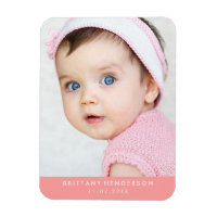 Modern Baby Photo | Coral