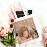 Modern Baby Photo | You Make My Life Complete Gift Tote Bag<br><div class="desc">Modern Baby Photo | You Make My Life Complete Gift</div>