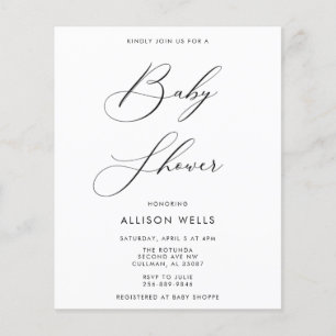 Modern Baby Shower Invitation