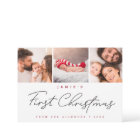 Modern Baby's First Christmas Custom 3 Photos
