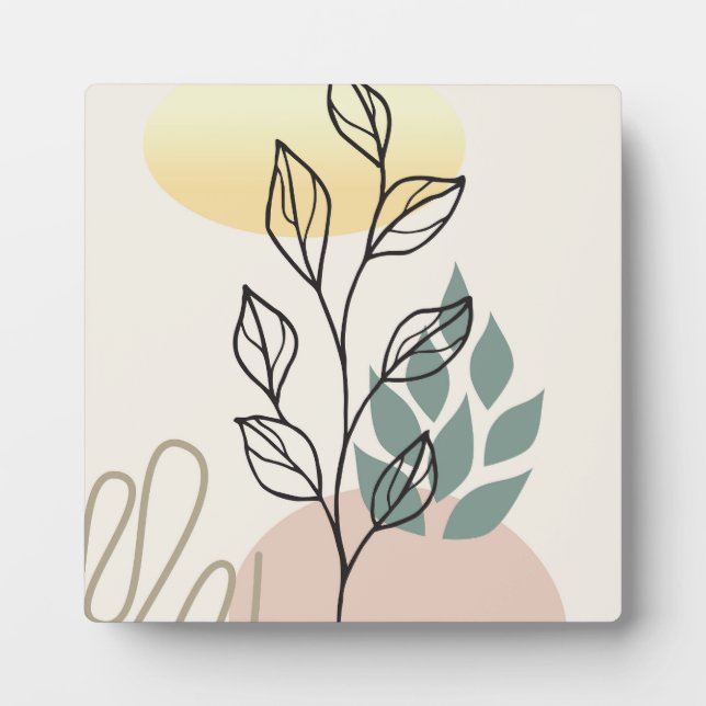  Modern background design Plaque (Front)