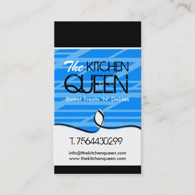 Modern Bakery Business Cards (Front)