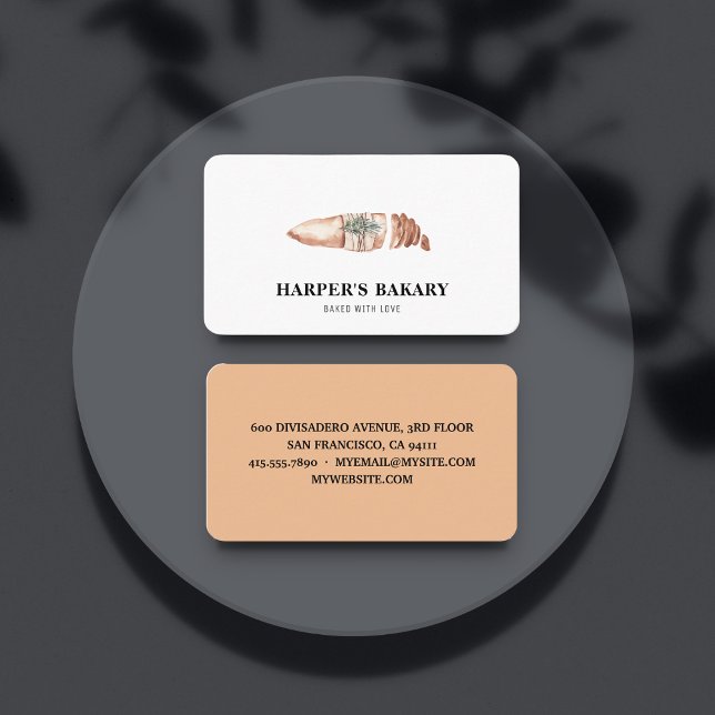 Modern Bakery Professional Logo Business Card (Creator Uploaded)