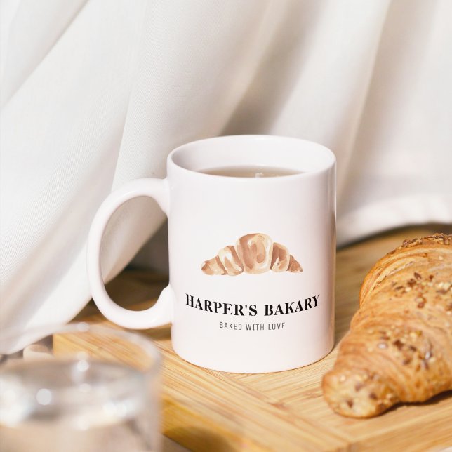 Modern Bakery Professional Logo Business Card Mug (Creator Uploaded)