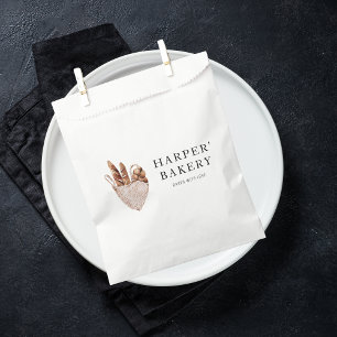 Modern Bakery Professional Logo Favour Bag