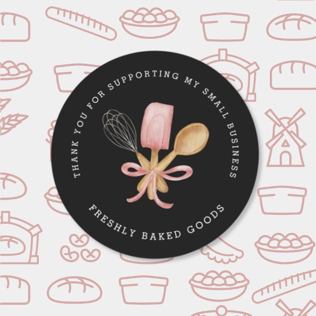 Modern Bakery Thank You Sticker (Creator Uploaded)